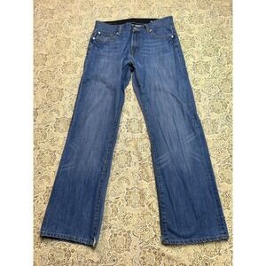 Seven7 Bootcut Womens Jeans Designer Blue Sz 34 Ladies Casual Pants Western Wear